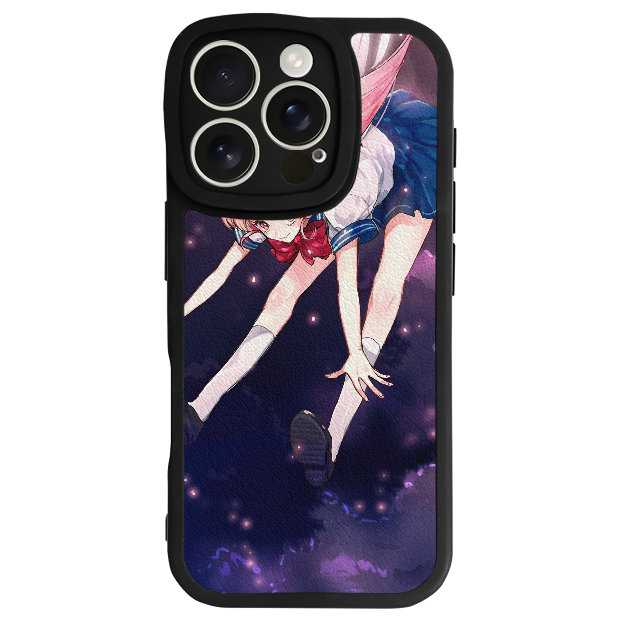 （画像用） 美少女戦士セーラームーン Sailor Moon 【iPhone 16シリーズ対応】シリコンスマホケース（レザー調） 材質：シリコン